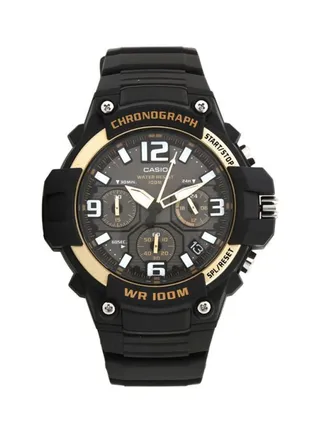 Men's Resin Chronograph Wrist Watch MCW-100H-9A2VDF - 52 mm - Black 
