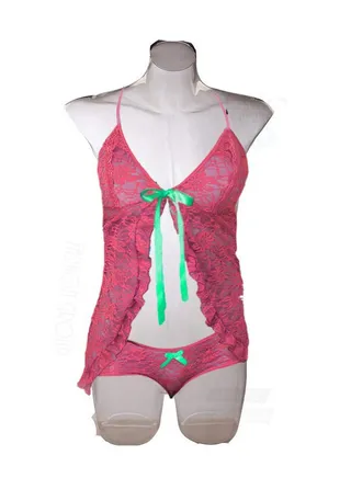LINGERIE SET TOP AND SHORT 