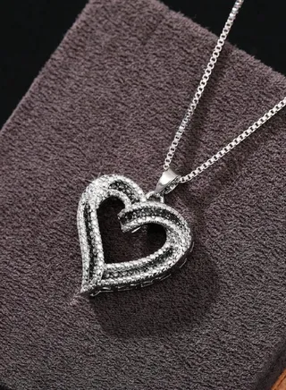 Elegant Silver Plated Necklace For Women 