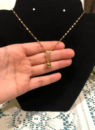 18k Gold Plated Stainless Steel Necklace For Women 