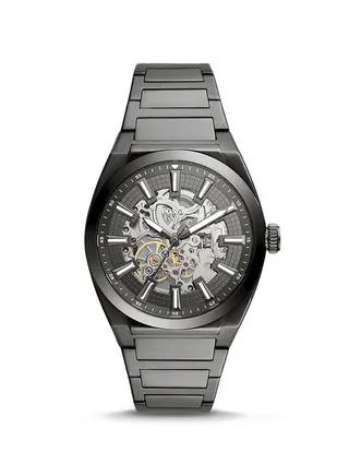Men's Everett Round Shape Stainless Steel Automatic Wrist Watch ME3206 - 42 mm - Grey 