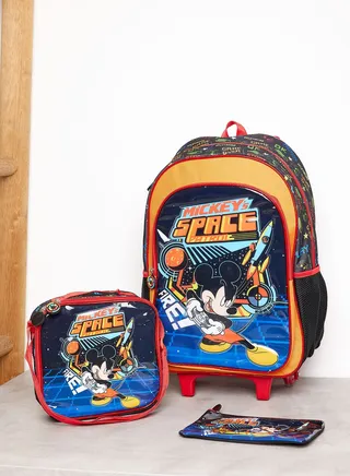 Disney Mickey Mouse Back To School 3In1 Trolley Box Set 