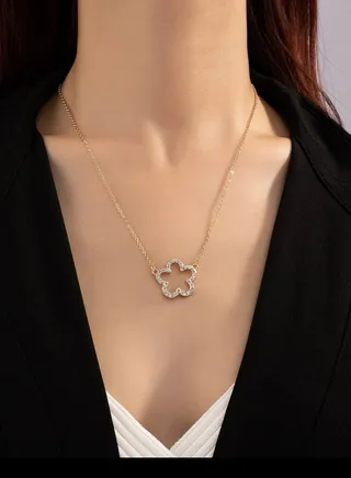 Trendy Gold Plated Necklace For Women 