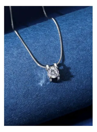 Trendy Stainless Steel Silver Plated Necklace For Women 