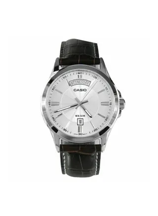 Leather Analog Watch MTP-1370L-7AVDF 