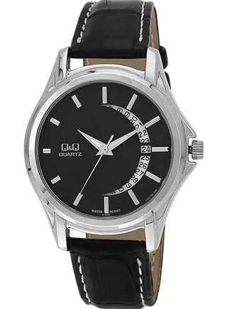 Leather Analog Wrist Watch A436J302Y 