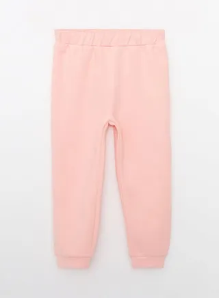 Basic Elastic Waist Baby Girl Tracksuit Pants 