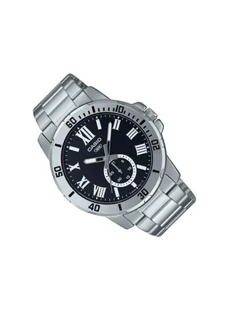 Stainless Steel Analog Watch MTP-VD200D-1BUDF 