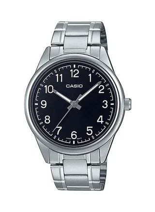 Men's Stainless Steel Analog Wrist Watch MTP-V005D-1B4UDF - 47 mm - Silver 