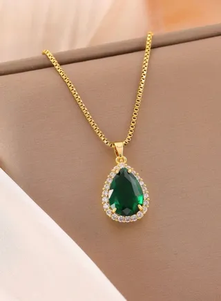 Elegant 18k Gold Plated Necklace For Women 