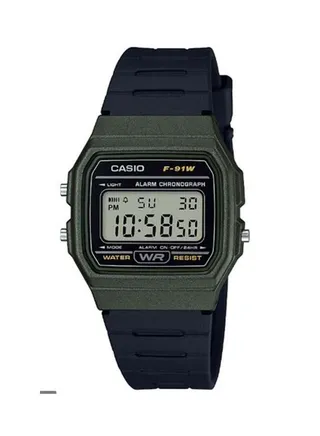 Resin Digital Wrist Watch F-91WM-3ADF 