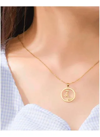 Elegant 18k Gold Plated Necklace 
