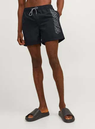 Double Logo Swim Shorts 