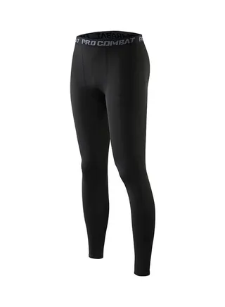 Quick Dry Compression Pants Black 