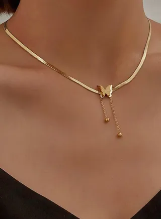 Elegant 18k Gold Plated Necklace 