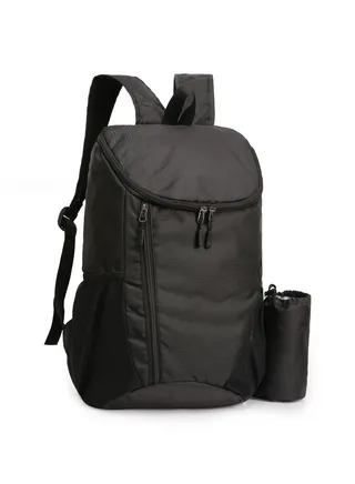 Shoulder Bag Sports Backpack Hiking Backpack Waterproof Wearable Lightweight Backpack Outdoor Travel Camping Foldable Backpack Black 