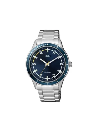 Stainless Steel Analog Wrist Watch Q09A-002PY 