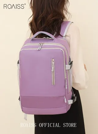 Unisex Functional Backpack with Large Capacity Storage Scientific Storage Simple Style Short Distance Travel Bag Student Backpack Laptop Bag 