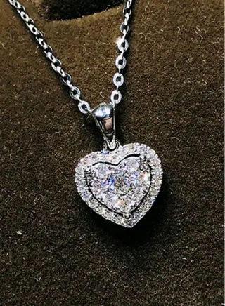 Trendy Stainless Steel Silver Plated Necklace For Women 