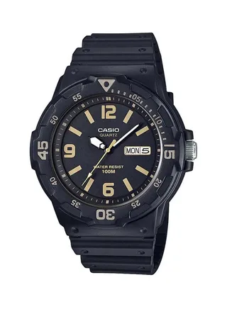 Men's Water Resistant Analog Watch MRW-200H-1B3VDF - 48 mm - Black 