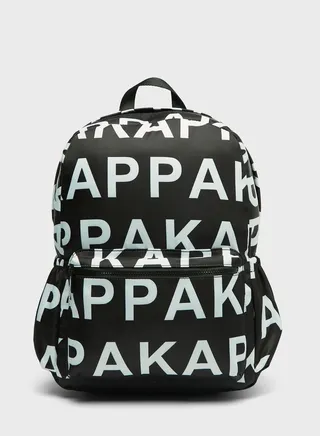 Monogram Print Backpack
