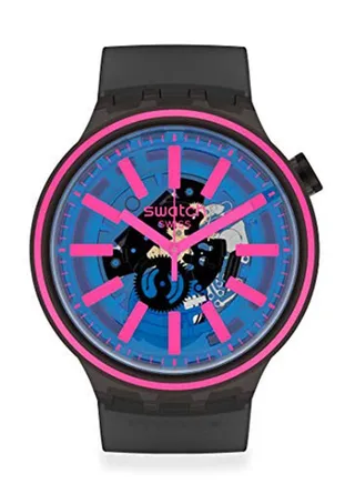Stylish Analog Wrist Watch SO27B111 - 43 mm - Black 