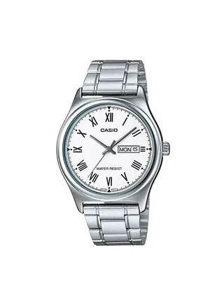 Stainless Steel Analog Watch MTP-V006D-7BUDF 