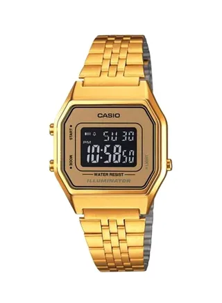 Stainless Steel Digital Watch LA680WGA-9BDF - 34 mm - Gold 