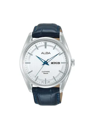 Leather Analog Watch AV3555X 