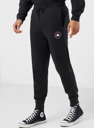 Standard Fit Center Front Large Chuck Patch Sweatpants