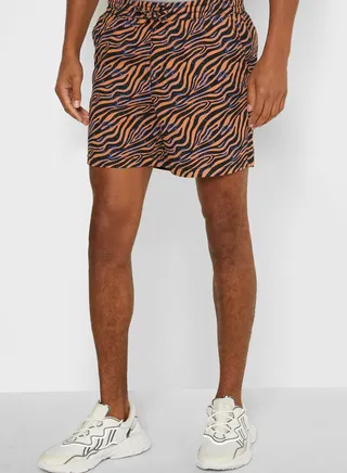 Animal Print Shorts 