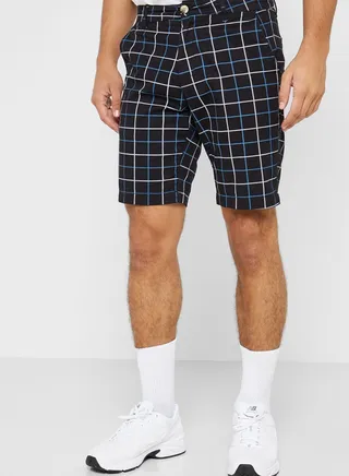 Chalk Button Shorts
