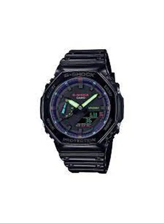Resin Analog+Digital Watch GA-2100RGB-1ADR 