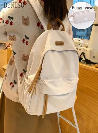 Kid's School Backpack with Pencil Case Waterproof Book Bag with Compartments for Teen Kids Students Elementary School Kids' School Bag With Large Capacity 