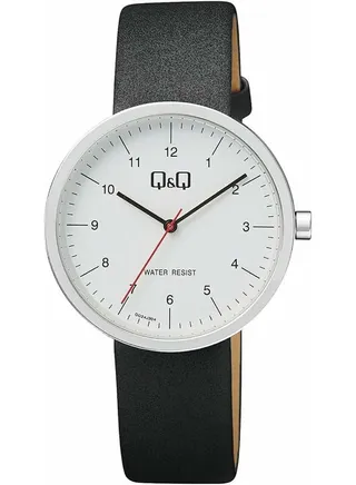 Leather Analog Wrist Watch QC24J304Y 