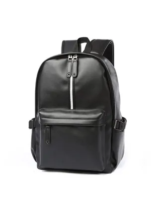 Backpack With USB Charger Black 
