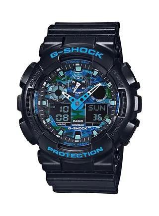 Men's Analog Plus Digital Round Water Resistance Wrist Watch GA-100CB-1ADR 