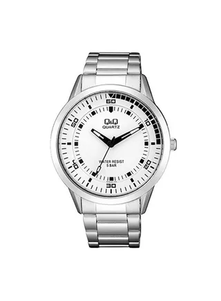 Stainless Steel Analog Wrist Watch QA58J201Y 