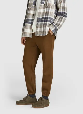 Solid Joggers Brown 