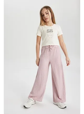 Girl Cropped Fit Knitted Set - 2 Pack 