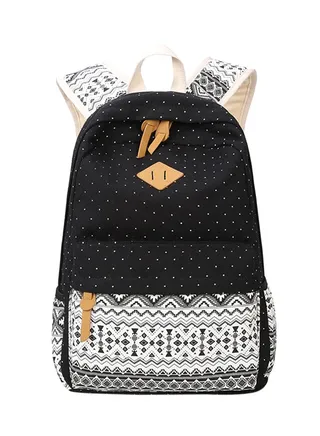 New Style Backpack Black/White 
