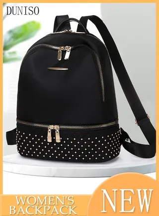 Casual Travel Backpack For Women Large Capacity Waterproof School Backpack Anti Theft Pragmatic Double Shoulder Backpack For College Girls Students 