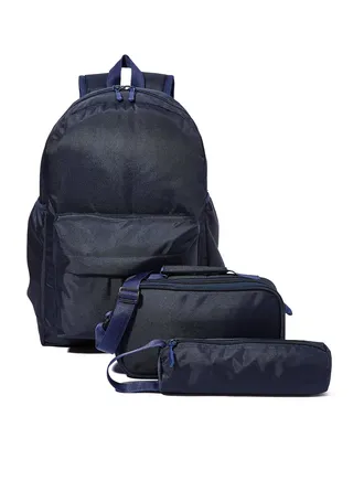 Essential Backpack Set Navy Blue 