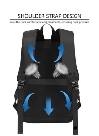 Large Capacity Waterproof Travel Backpack with Multi-Layer Convenient Storage Fits on Luggage Solid Color Simple Design Backpack 
