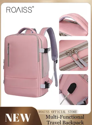 Unisex Functional Backpack with Large Capacity Storage Scientific Storage Simple Style Short Distance Travel Bag Student Backpack Laptop Bag 