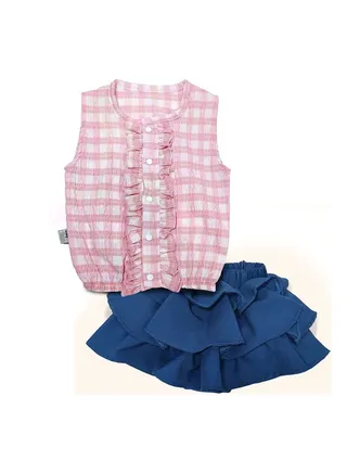 Baby Set - Shirt And Skirt 