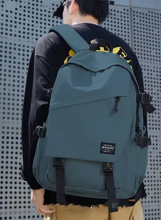 Classic Large Capacity Backpack Multifunction Casual Water Resistant Oxford Double Shoulder School Bag 