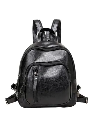 Adjustable Straps Backpack Black 