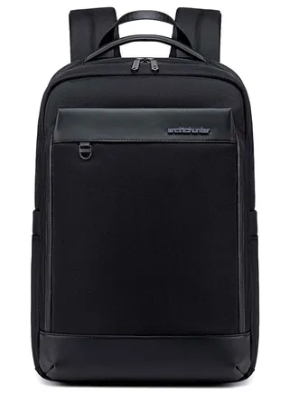 Laptop Backpack, Business Travel Slim Durable Trip Bag with Tablet Compartment for Men, Black 