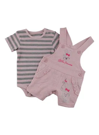 Baby Girls Playsuit & Dungaree Set 